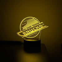 Vancouver Canucks Skate Logo LED Lamp
