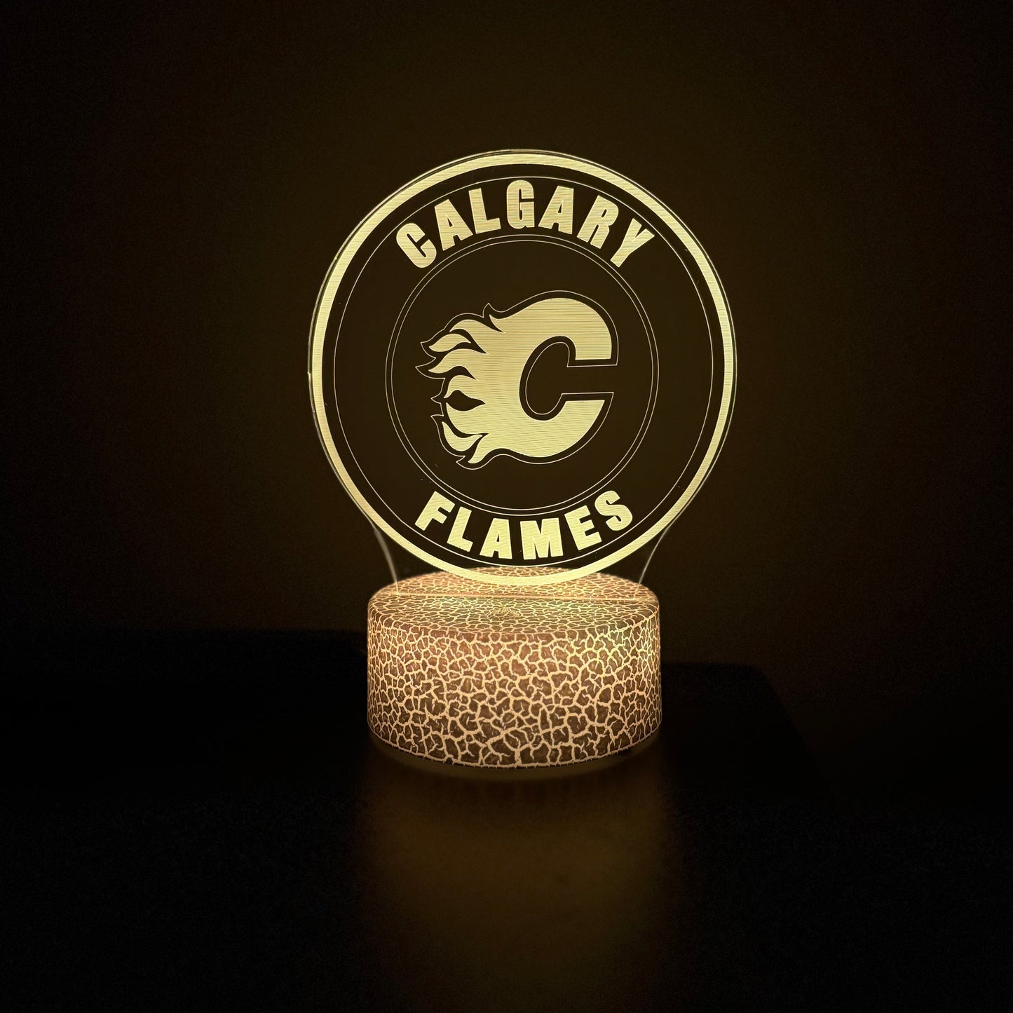 Calgary Flames LED Lamp