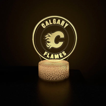 Calgary Flames LED Lamp