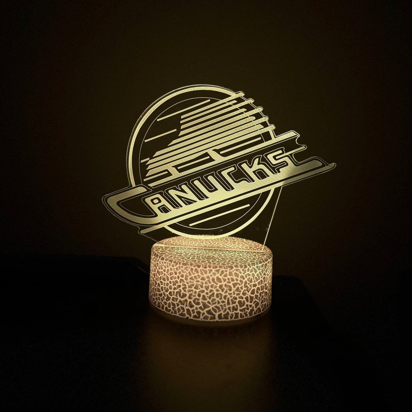 Vancouver Canucks Skate Logo LED Lamp