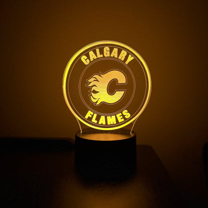 Calgary Flames LED Lamp