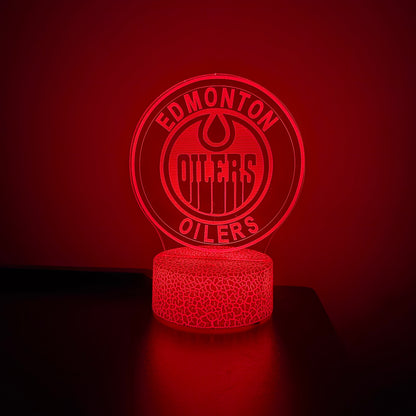 Edmonton Oilers LED Lamp