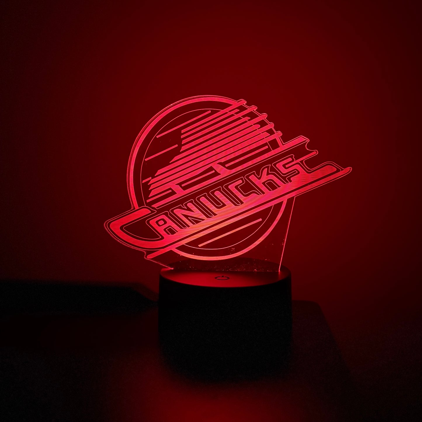 Vancouver Canucks Skate Logo LED Lamp