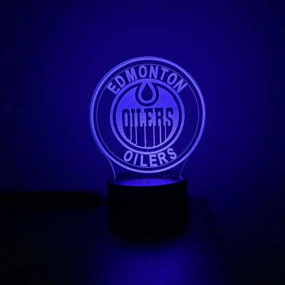 Edmonton Oilers LED Lamp
