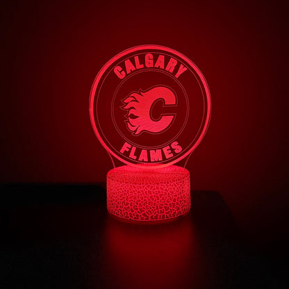 Calgary Flames LED Lamp