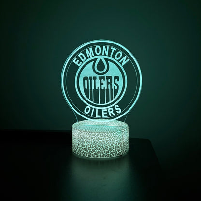 Edmonton Oilers LED Lamp