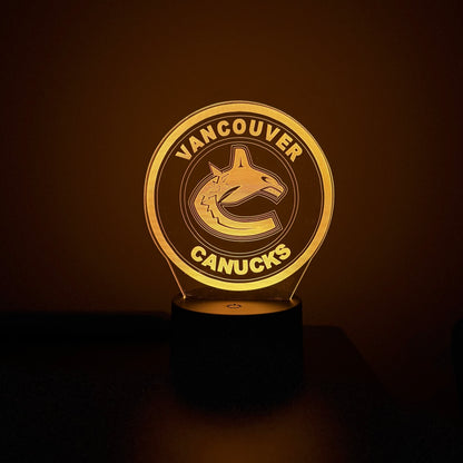 Vancouver Canucks LED Lamp