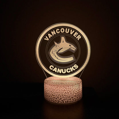 Vancouver Canucks LED Lamp