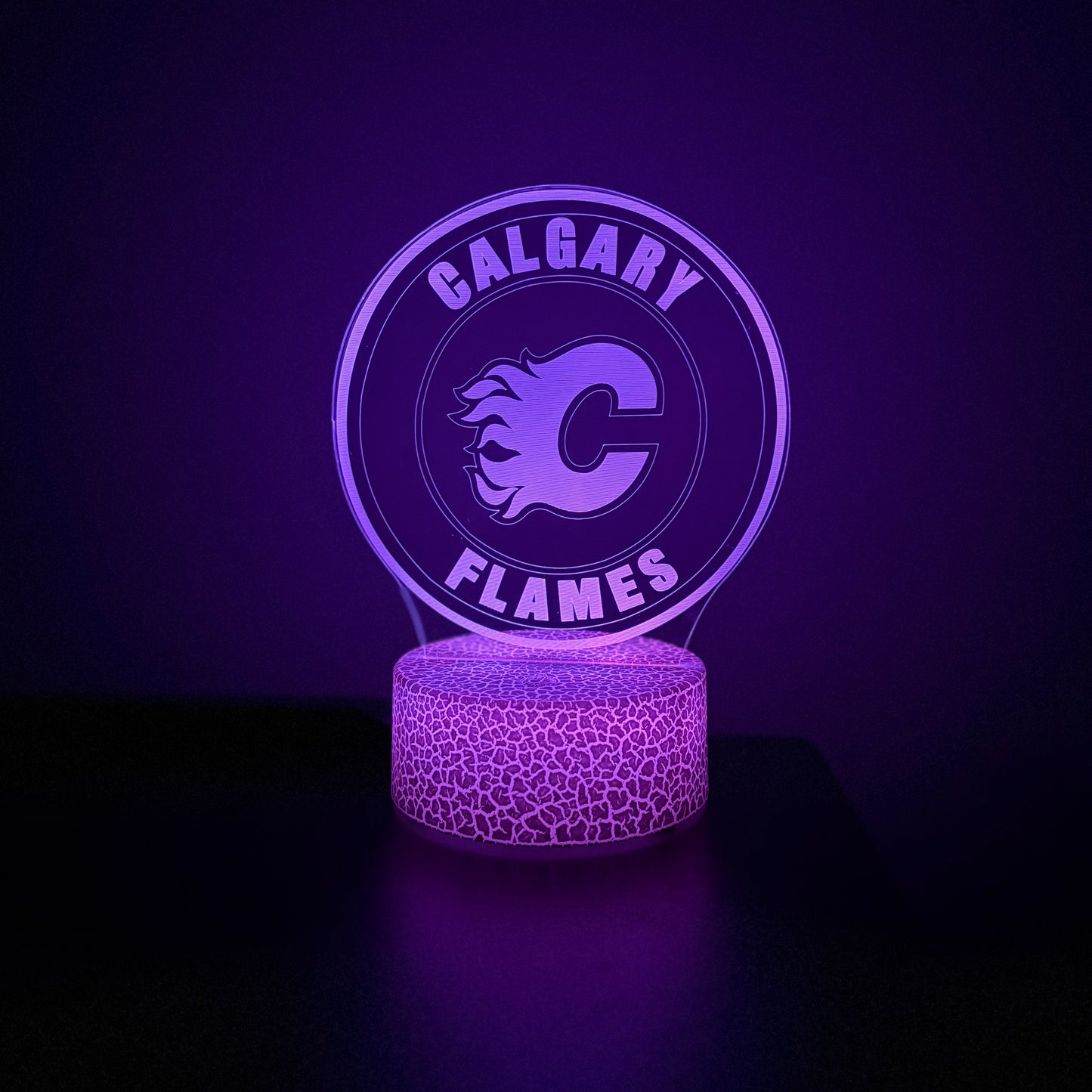 Calgary Flames LED Lamp