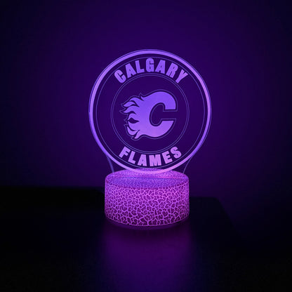 Calgary Flames LED Lamp