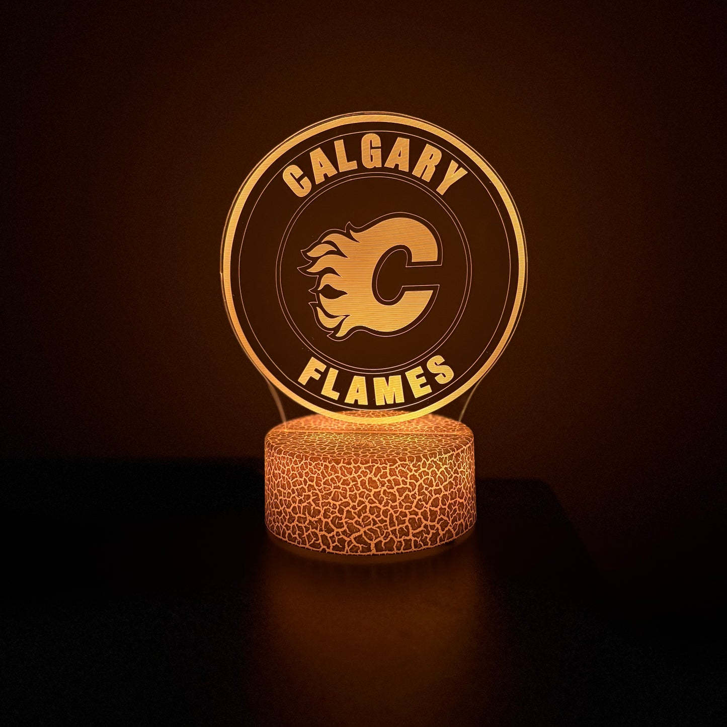 Calgary Flames LED Lamp