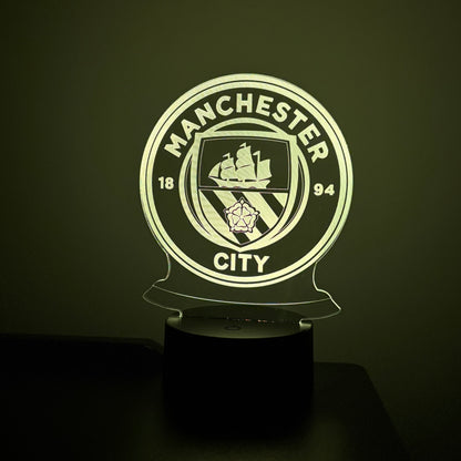 Manchester City FC LED Lamp