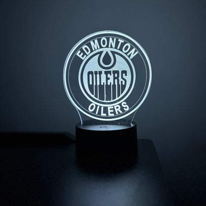 Edmonton Oilers LED Lamp