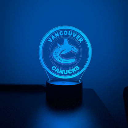 Vancouver Canucks LED Lamp