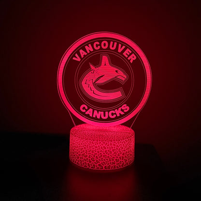 Vancouver Canucks LED Lamp