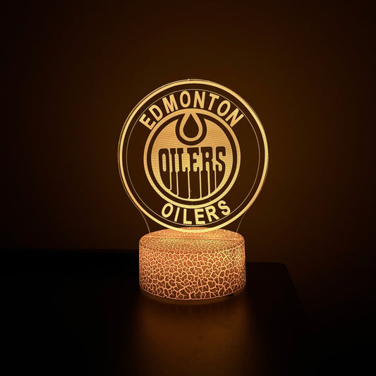 Edmonton Oilers LED Lamp