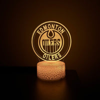 Edmonton Oilers LED Lamp