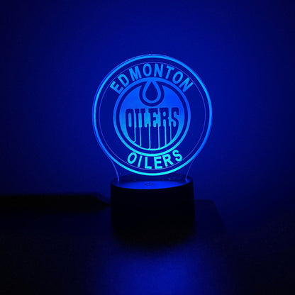 Edmonton Oilers LED Lamp