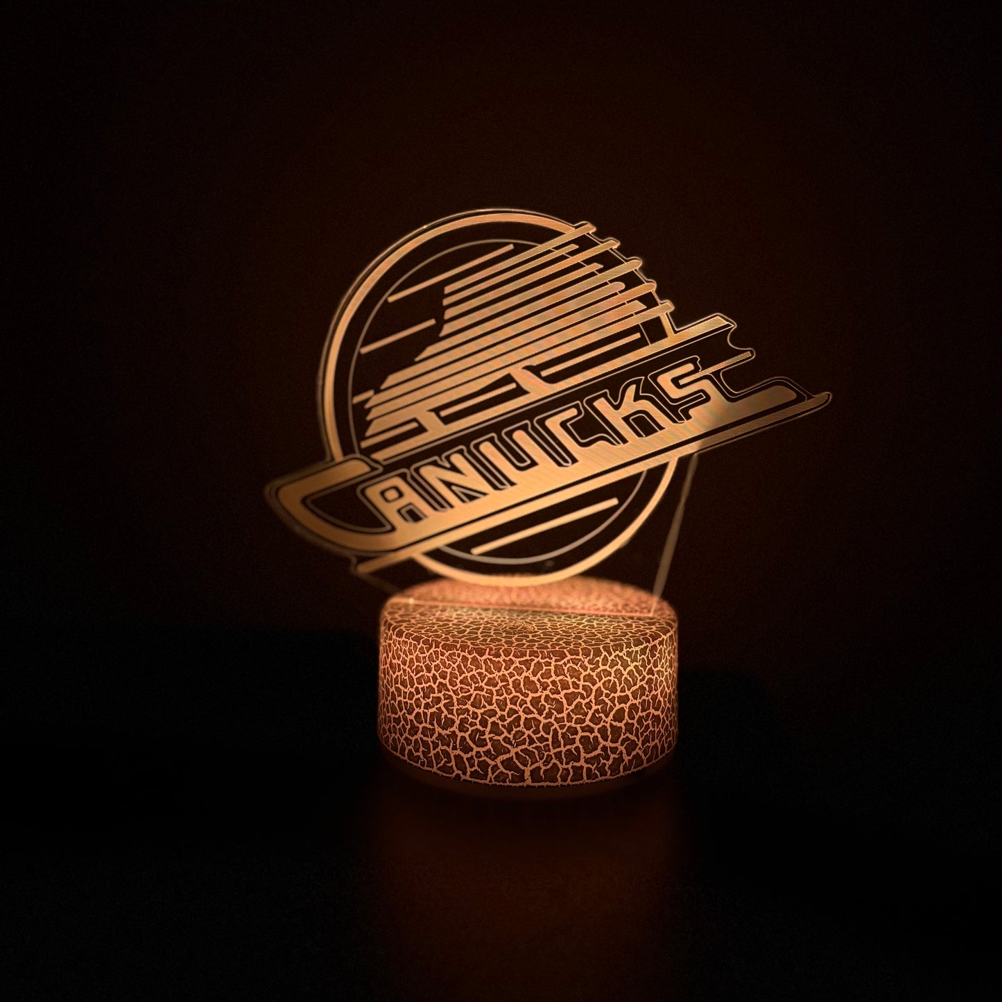 Vancouver Canucks Skate Logo LED Lamp