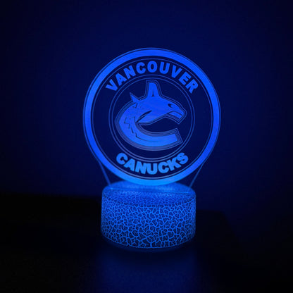 Vancouver Canucks LED Lamp