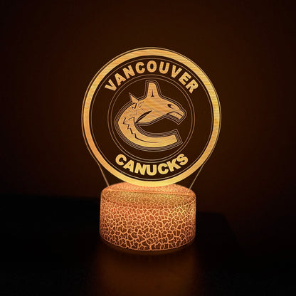 Vancouver Canucks LED Lamp