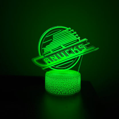 Vancouver Canucks Skate Logo LED Lamp