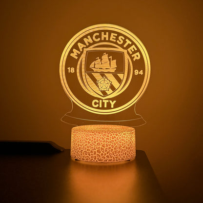 Manchester City FC LED Lamp