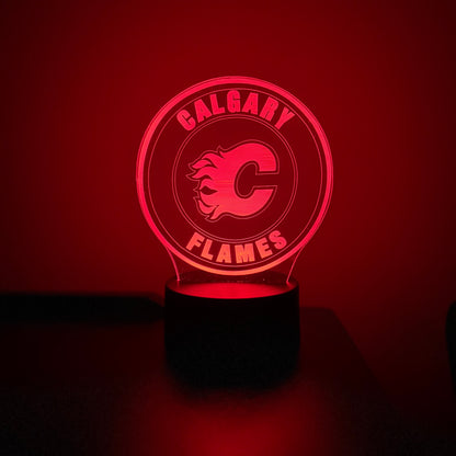 Calgary Flames LED Lamp