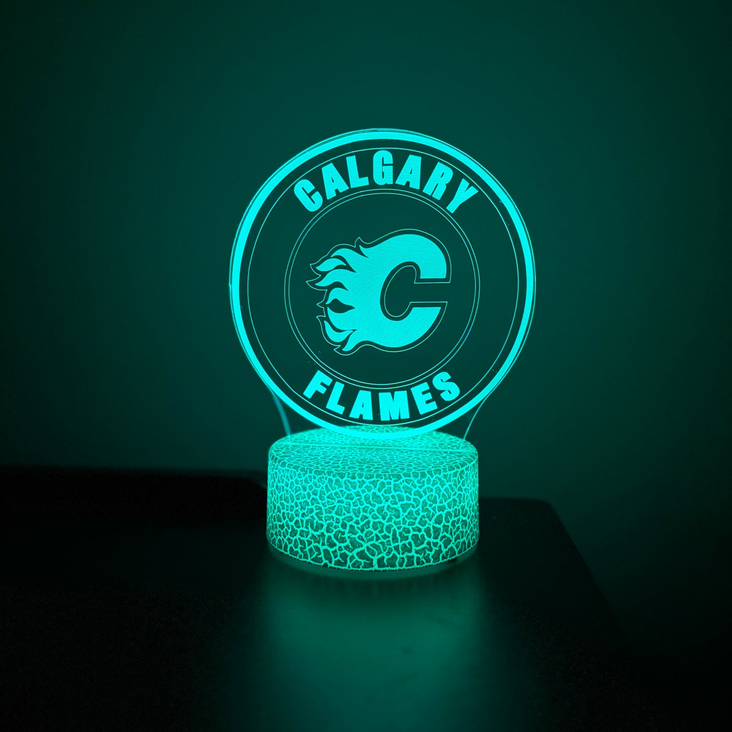 Calgary Flames LED Lamp