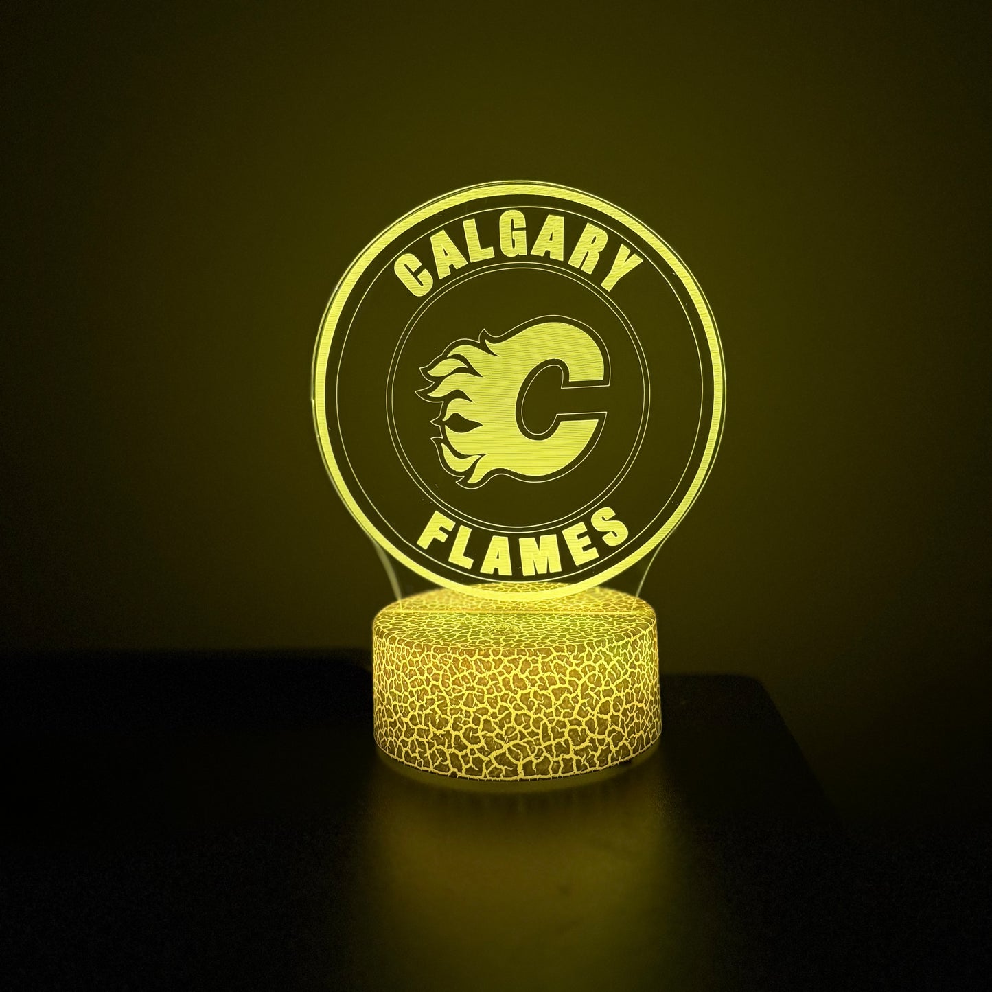 Calgary Flames LED Lamp