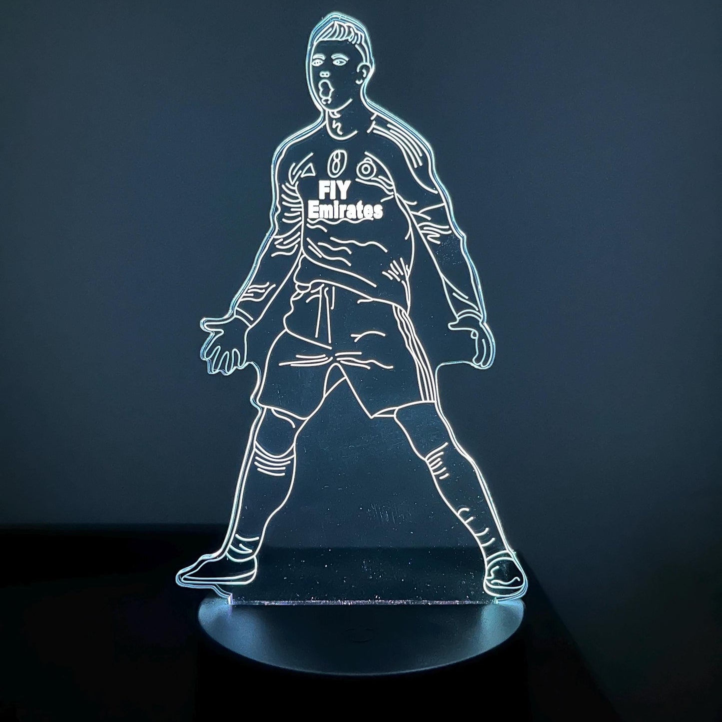 Cristiano Ronaldo LED Lamp – Custom Soccer Night Light with Name & Number – Personalized Football Gift for Fans and Kids LED Lamp