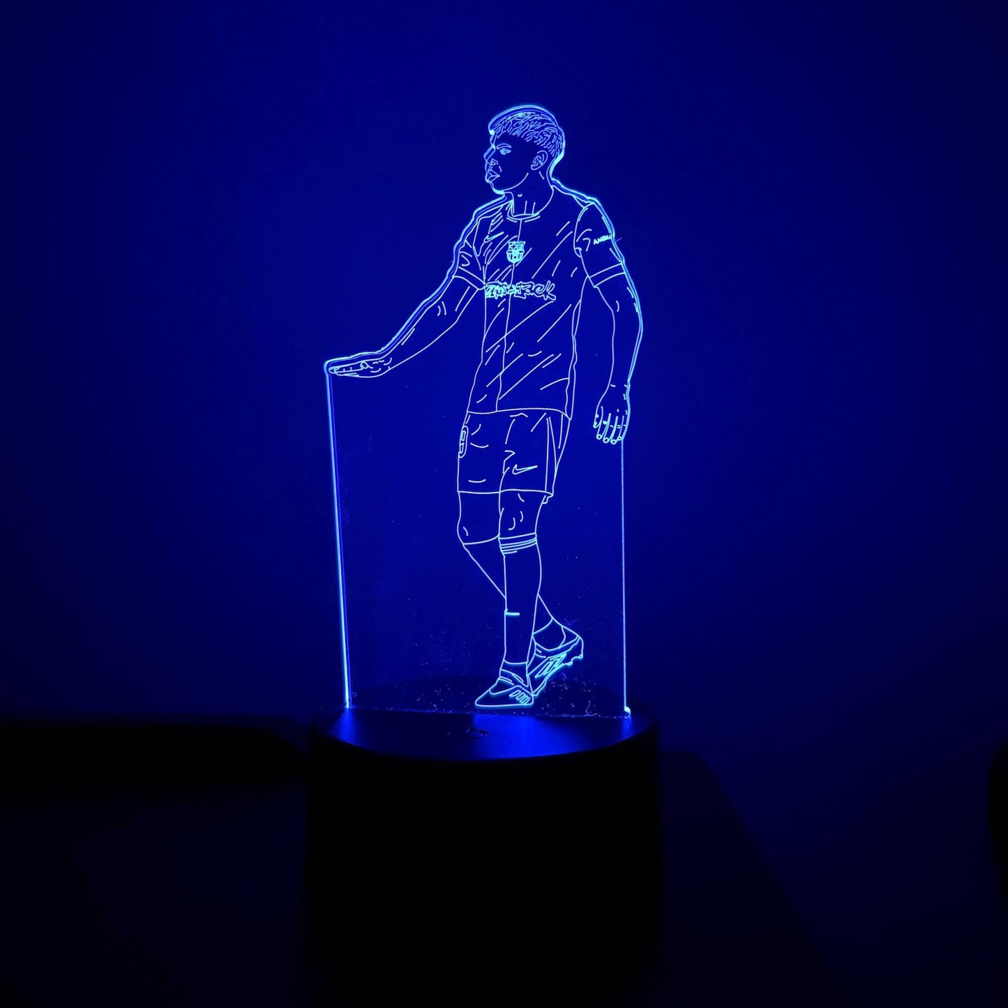 Lamine Yamal LED Lamp – Custom Football Glow Light | Barça #19 Night Light Gift for Fans LED Lamp