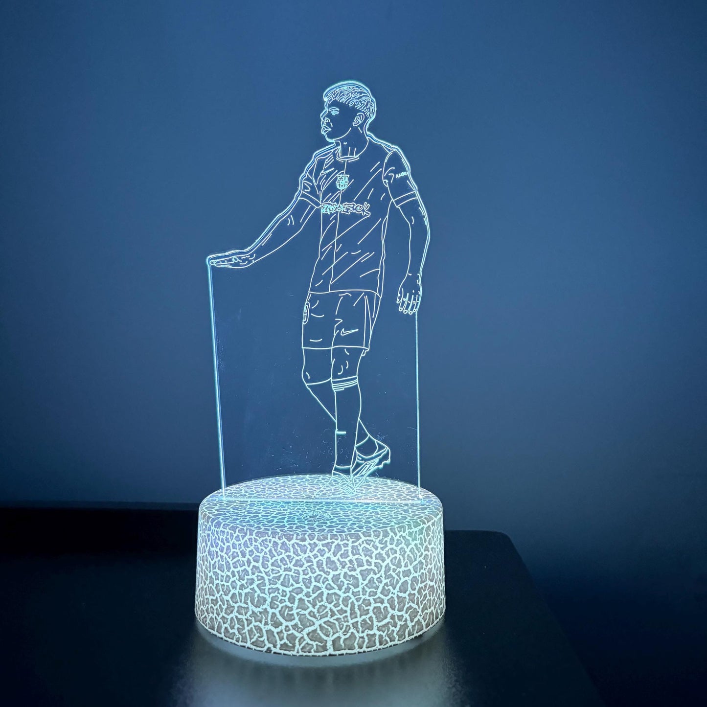 Lamine Yamal LED Lamp – Custom Football Glow Light | Barça #19 Night Light Gift for Fans LED Lamp