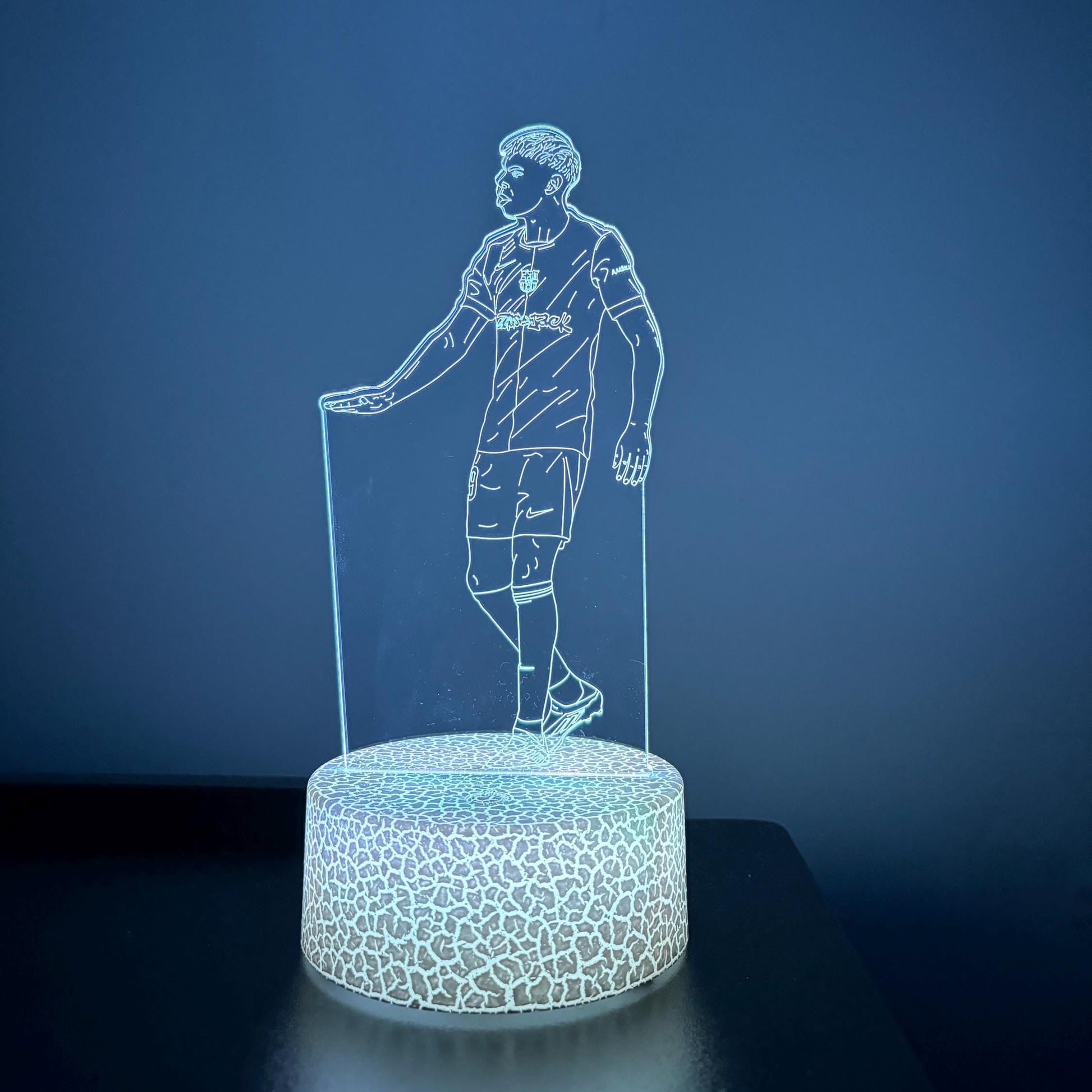 Lamine Yamal LED Lamp – Custom Football Glow Light | Barça #19 Night Light Gift for Fans LED Lamp
