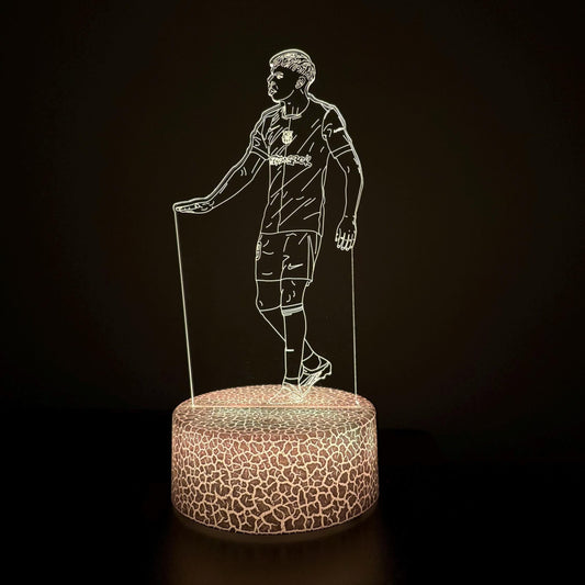 Lamine Yamal LED Lamp – Custom Football Glow Light | Barça #19 Night Light Gift for Fans LED Lamp