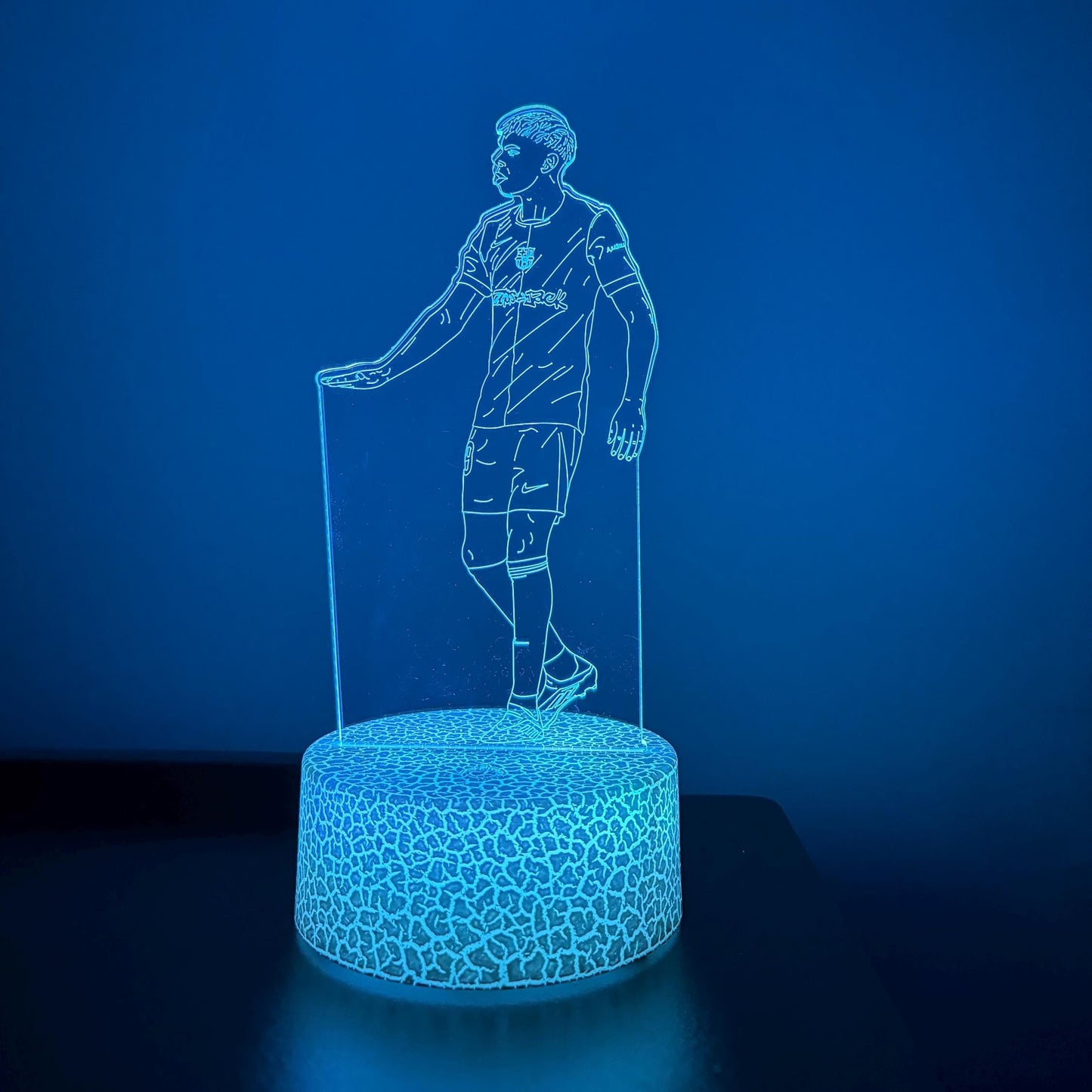 Lamine Yamal LED Lamp – Custom Football Glow Light | Barça #19 Night Light Gift for Fans LED Lamp