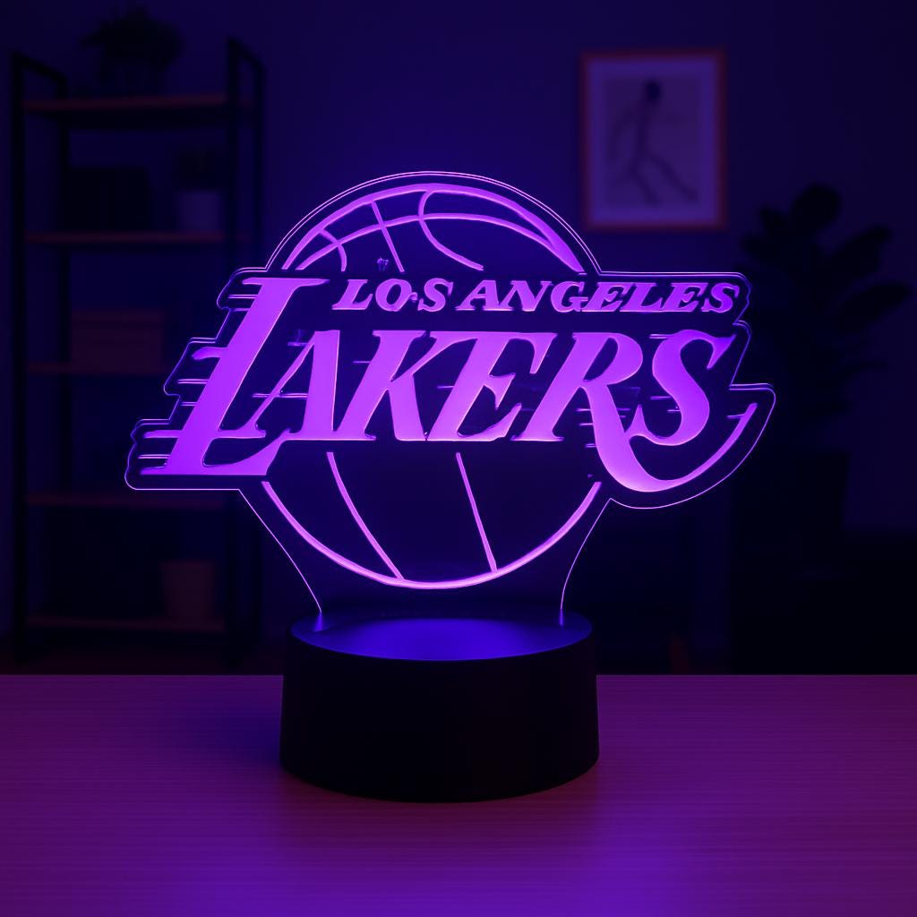 Los Angeles Lakers LED Lamp