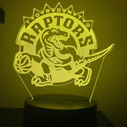 Toronto Raptors Retro LED Lamp