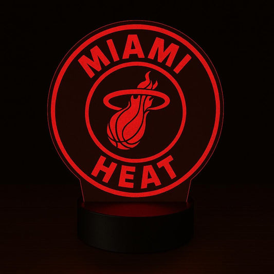 Miami Heat LED Lamp