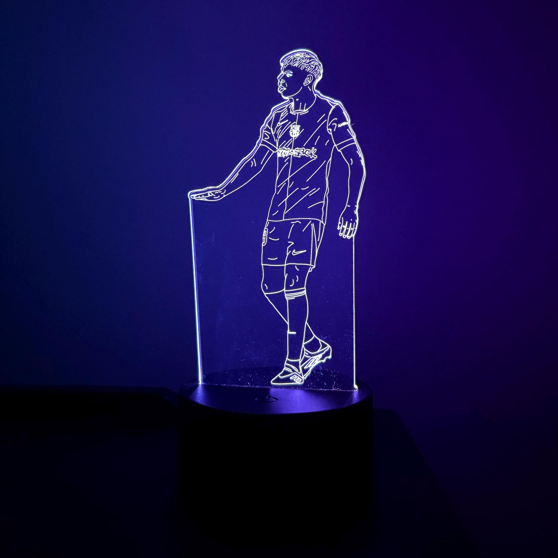 Lamine Yamal LED Lamp – Custom Football Glow Light | Barça #19 Night Light Gift for Fans LED Lamp