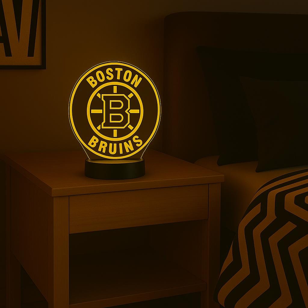 Boston Bruins LED Lamp