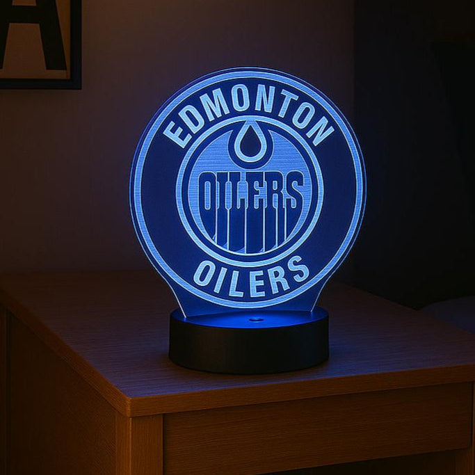 Edmonton Oilers LED Lamp