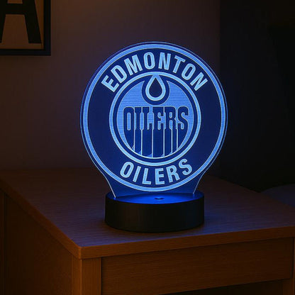 Edmonton Oilers LED Lamp