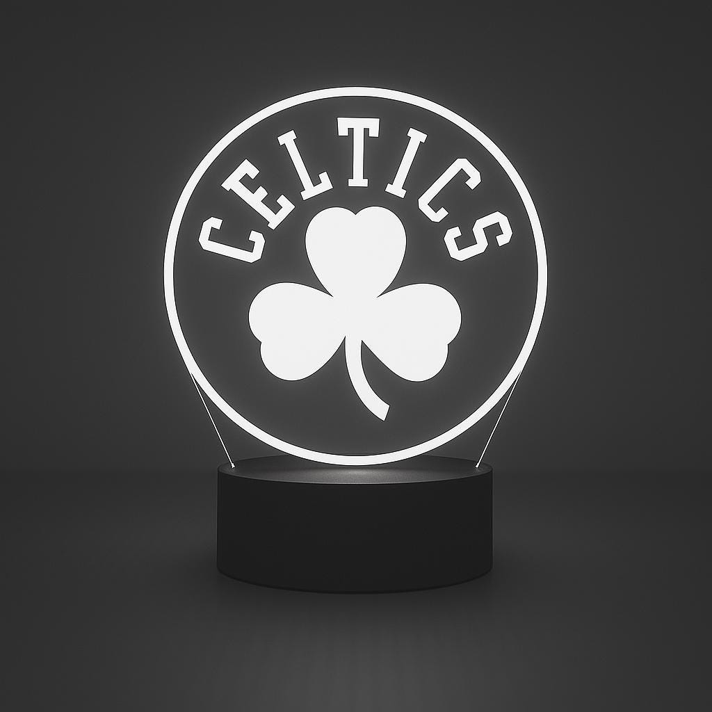 Boston Celtics LED Lamp
