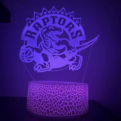 Toronto Raptors Retro LED Lamp