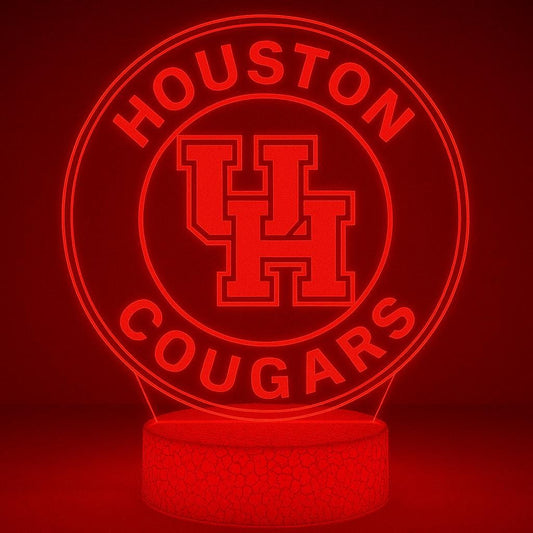 Houston Cougars LED Lamp