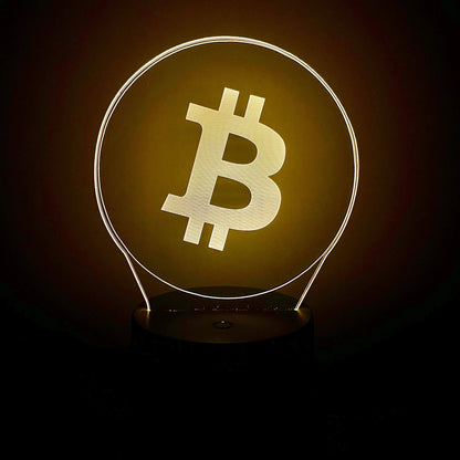 Bitcoin (BTC) LED Lamp