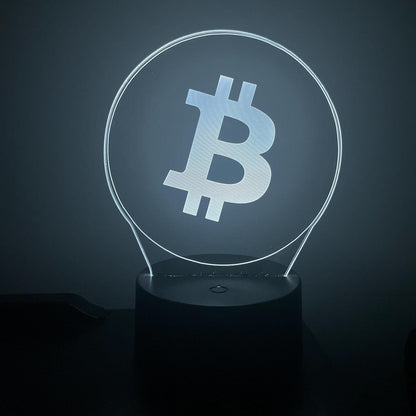 Bitcoin (BTC) LED Lamp