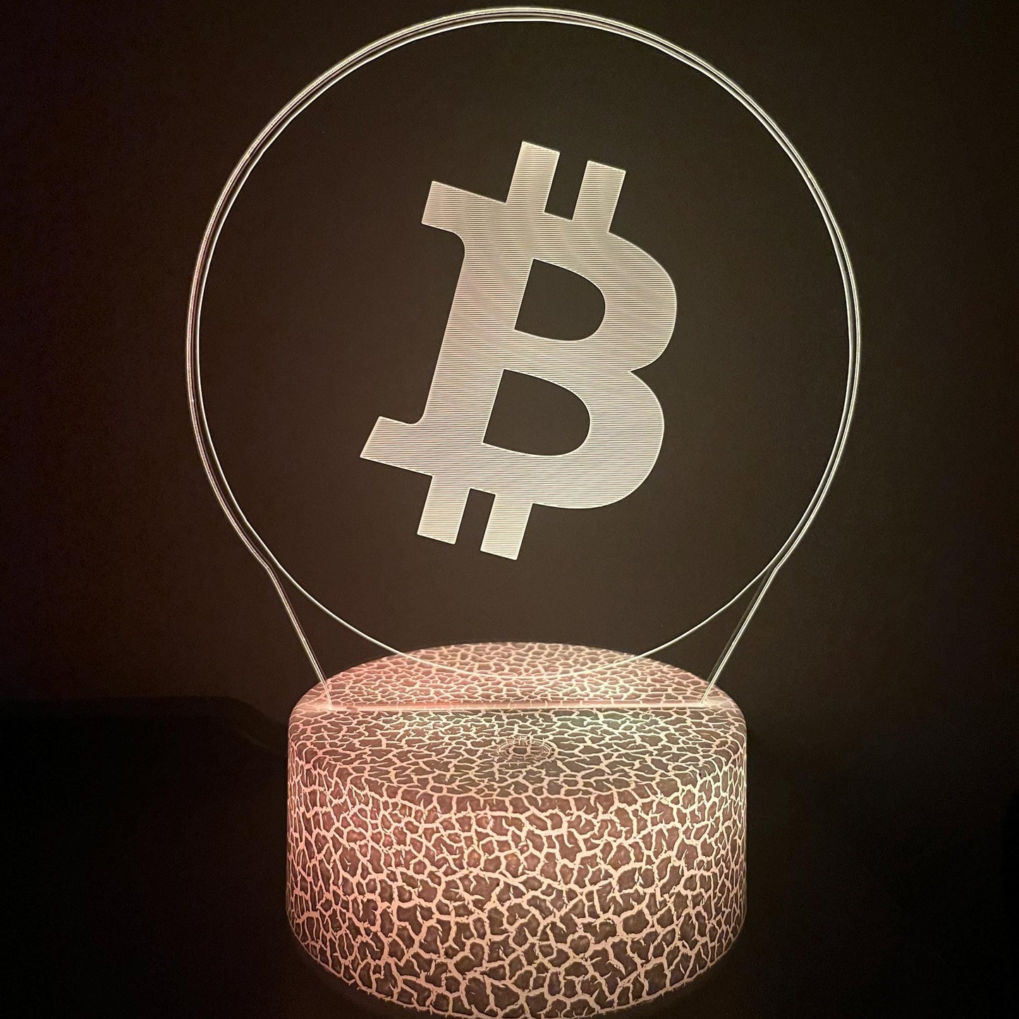 Bitcoin (BTC) LED Lamp