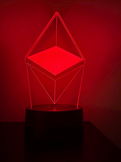 Ethereum (ETH) Crypto LED Lamp